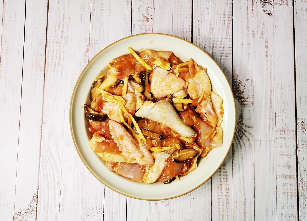 冬菇蒸鸡+太太乐鲜鸡汁快手菜的做法 步骤5