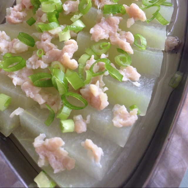 肉末蒸冬瓜