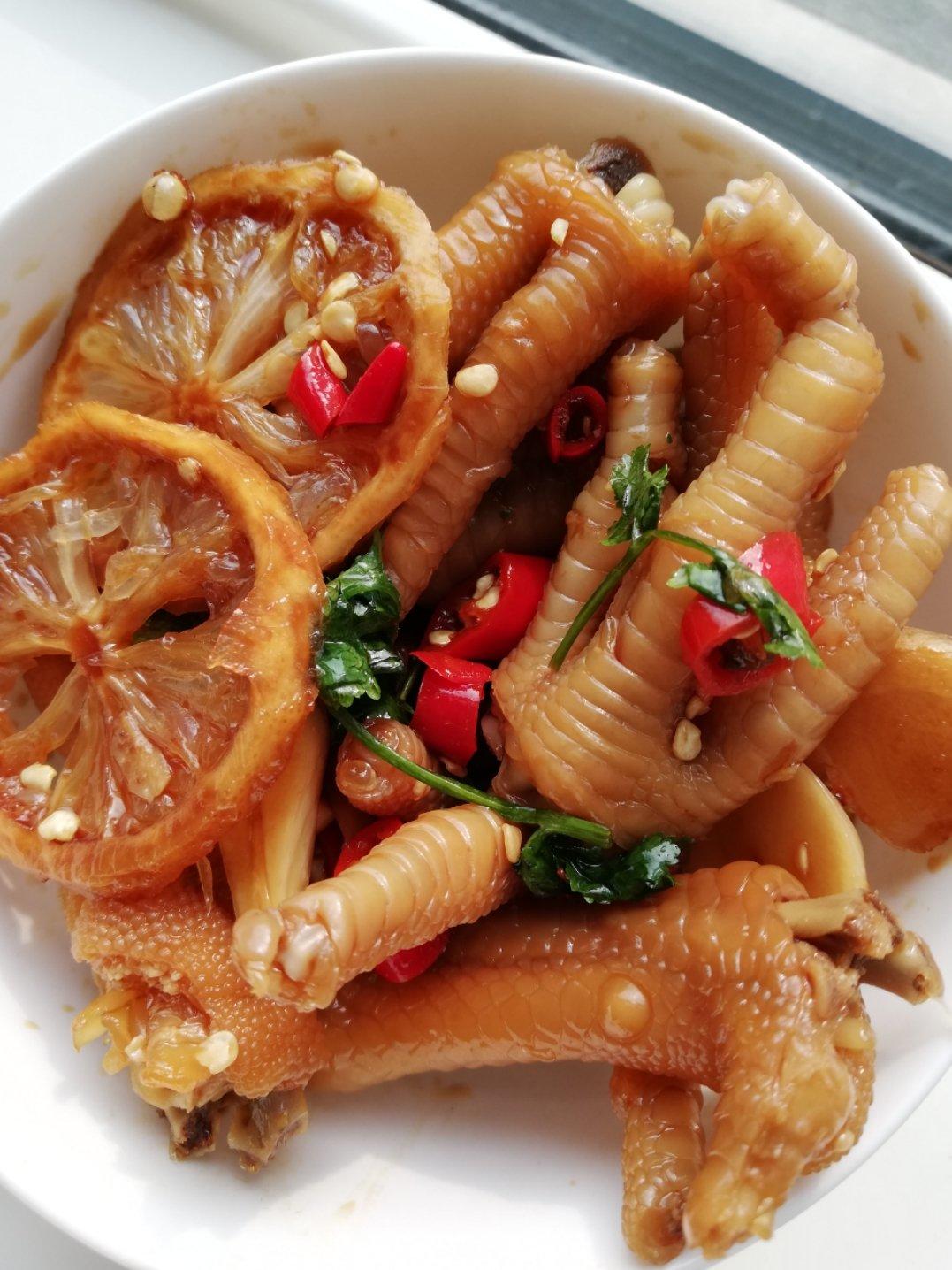 柠檬凤爪--夏日清新菜