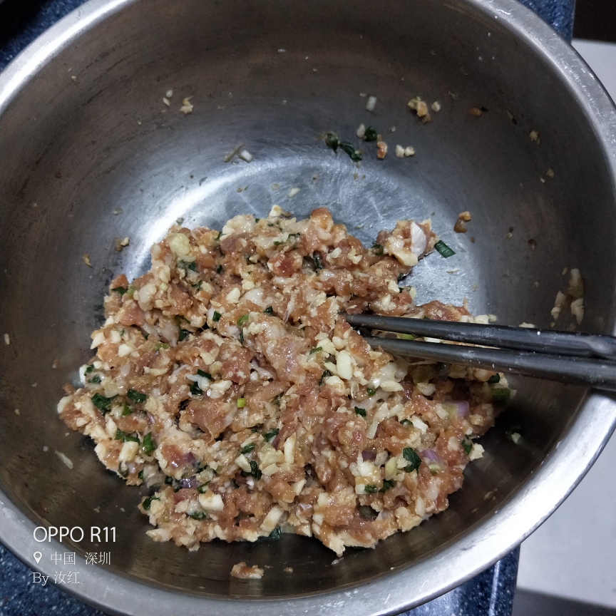 梅干菜蒸肉饼的做法 步骤3
