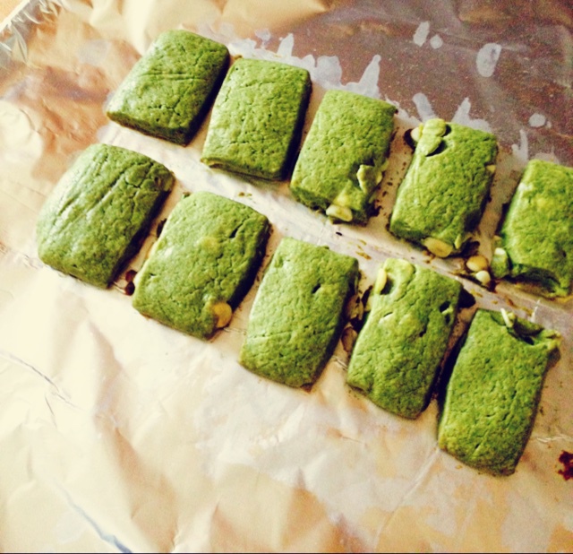 抹茶杏仁饼干