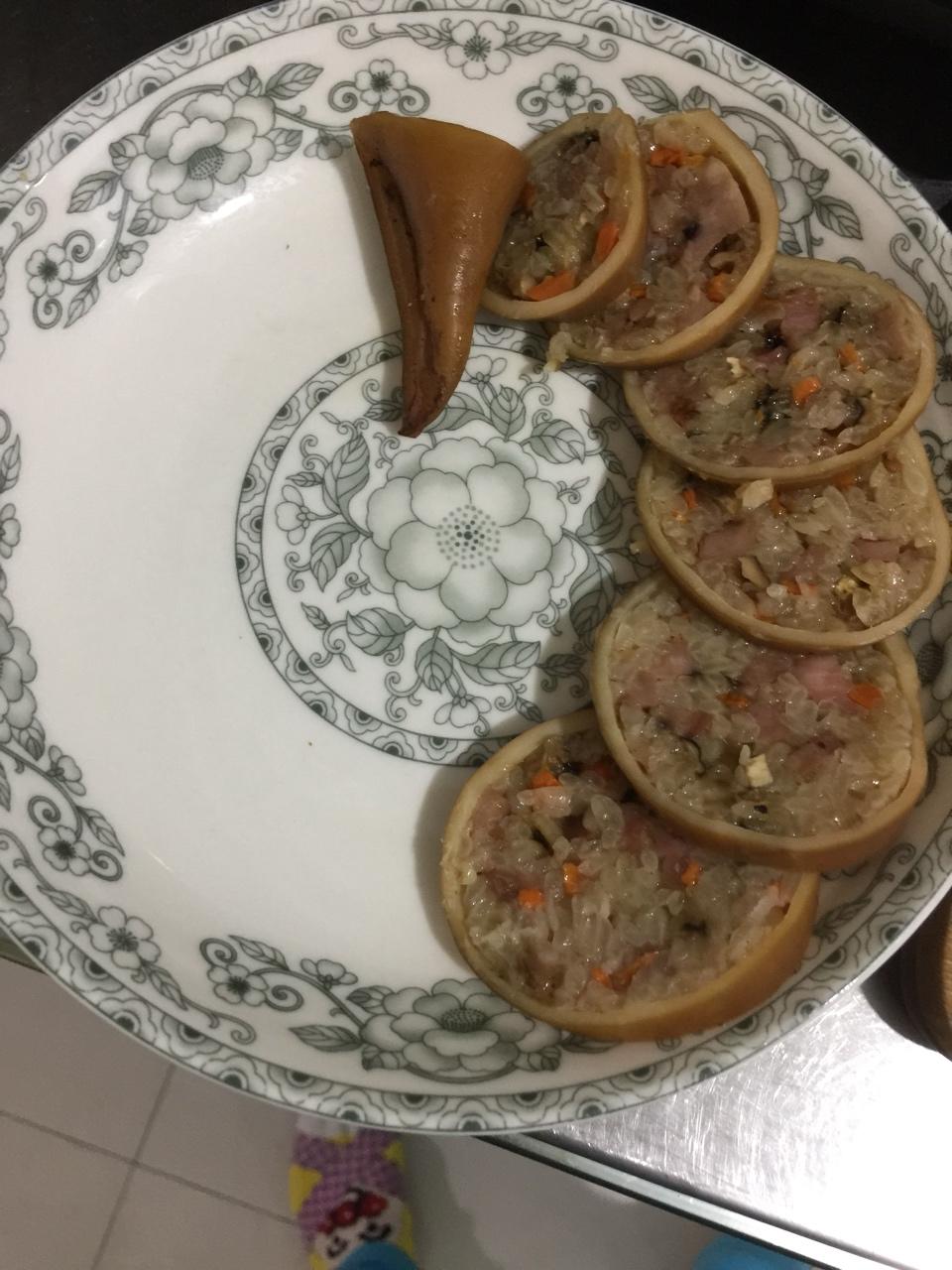 鱿鱼米肠