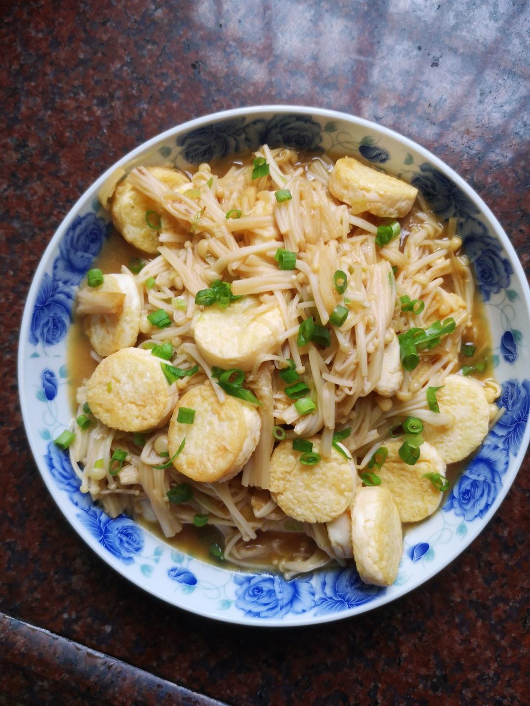 超级下饭菜--金针菇日本豆腐