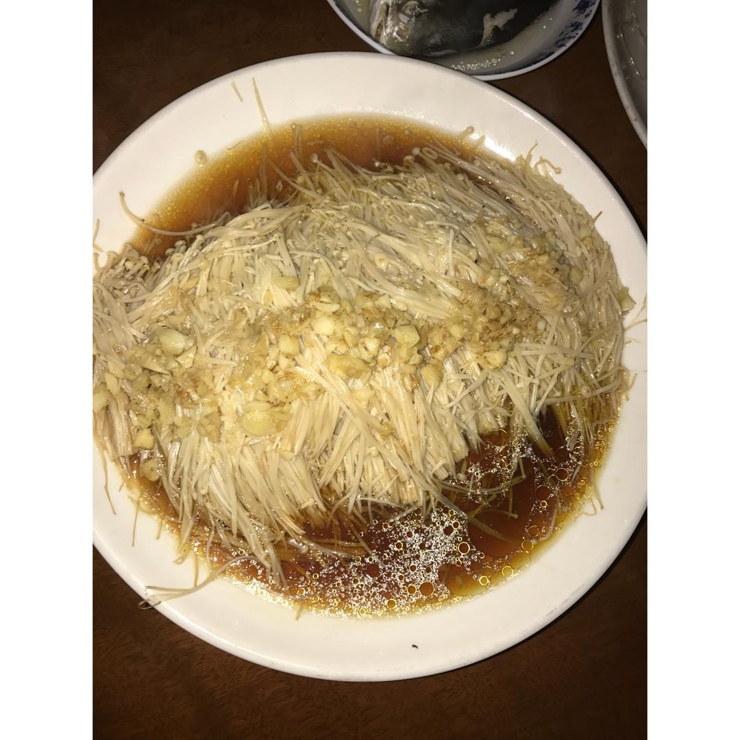 蒜蓉蒸金针菇