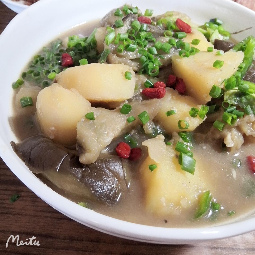 土豆炖茄子