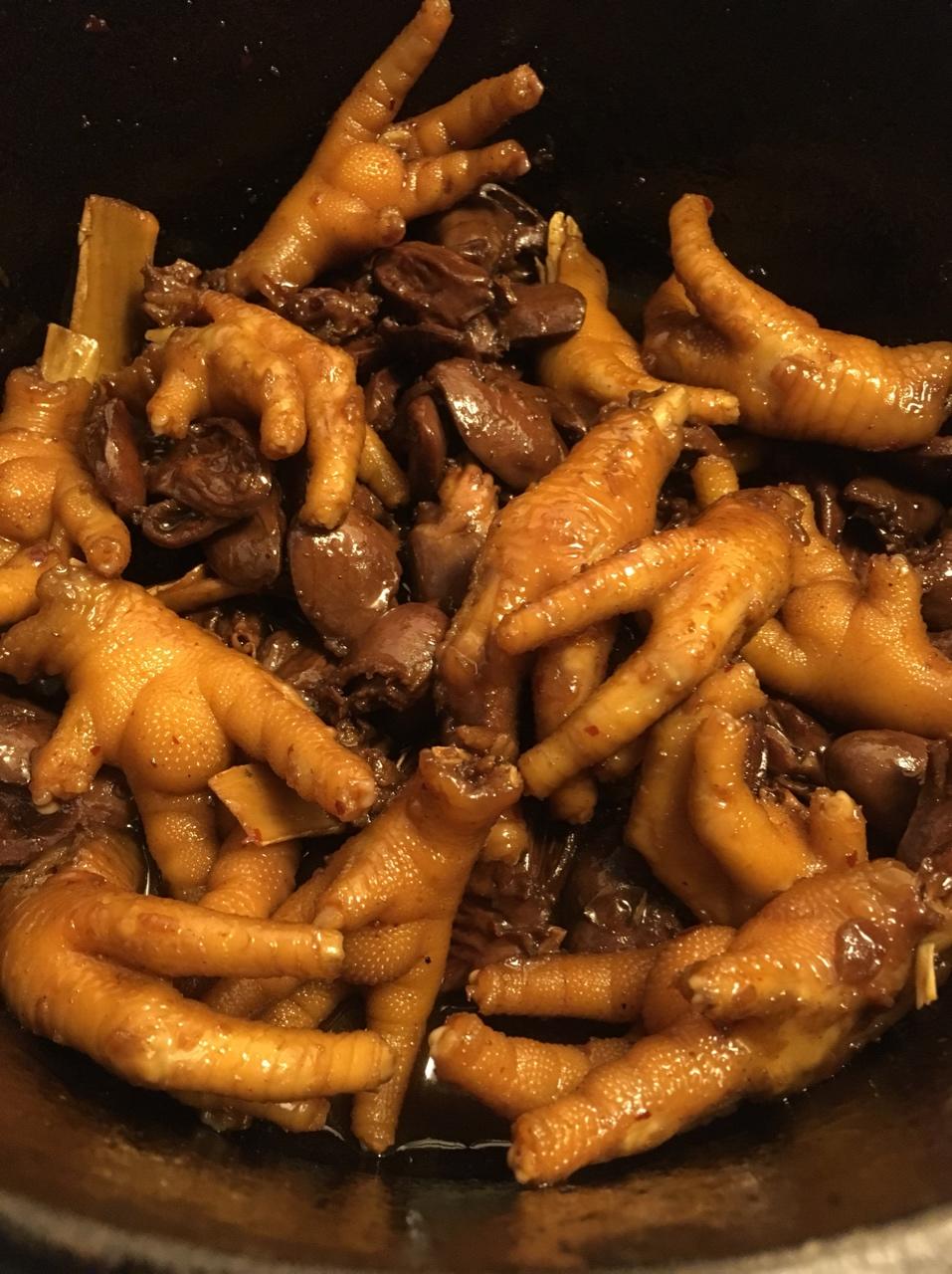 卤鸡心鸡爪