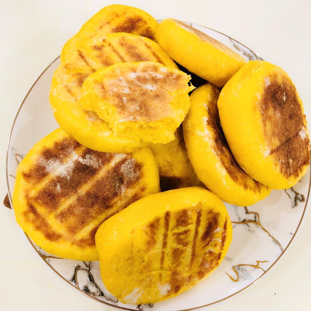 堂妈小厨——发面南瓜饼