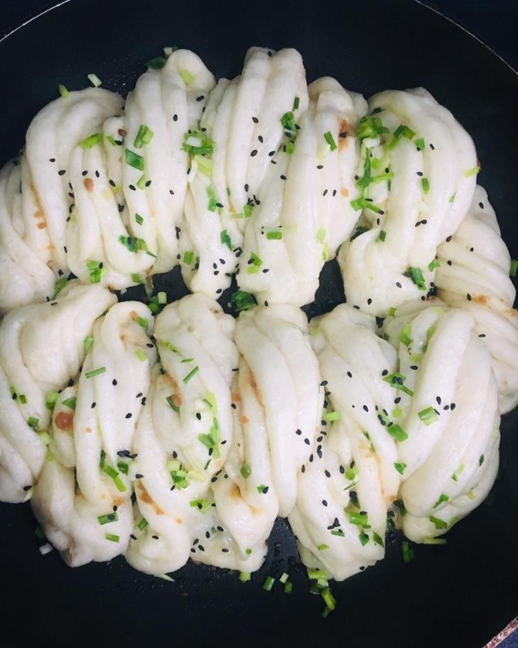 香葱肉松粘卷子