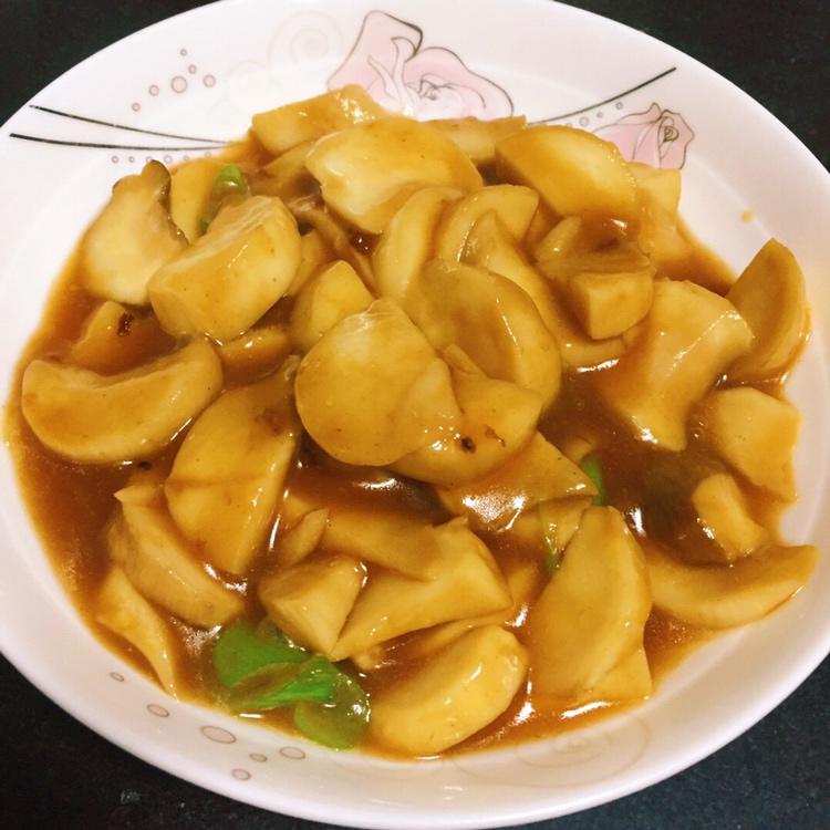 素炒杏鮑菇，簡單快手