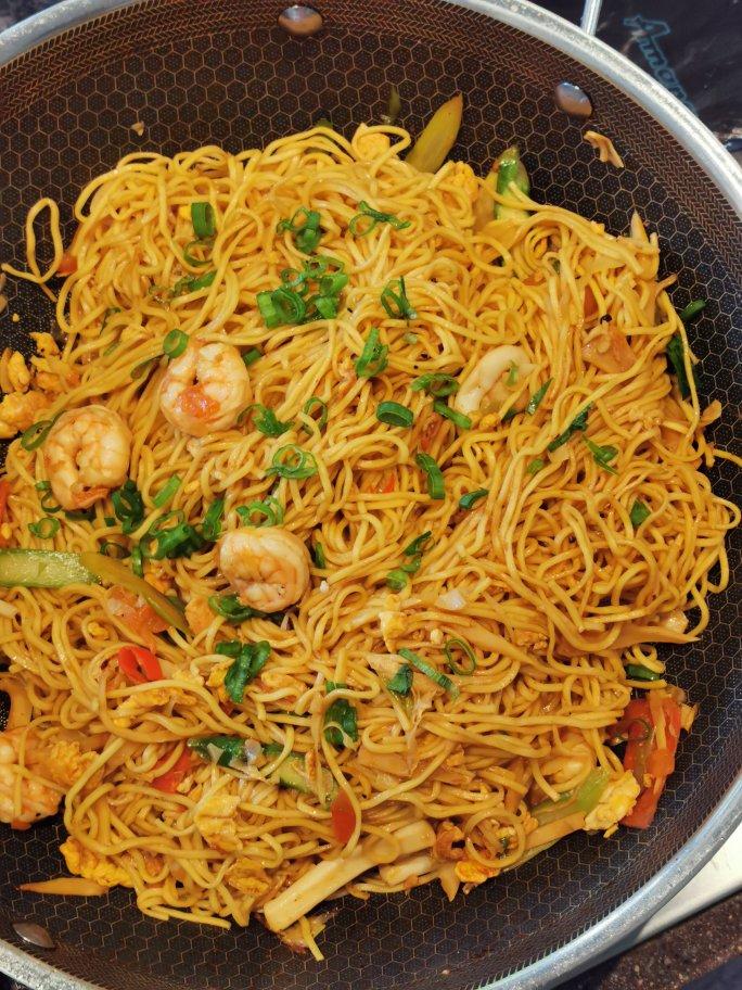 ruim做的海鲜炒面