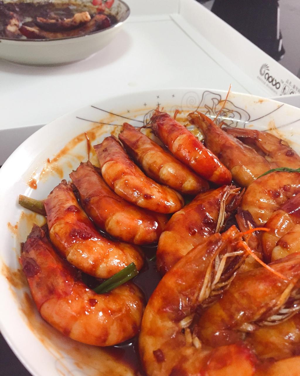 油焖大虾