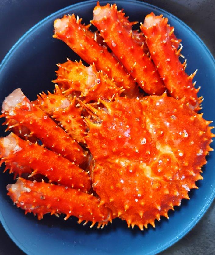 芝士焗帝王蟹腿