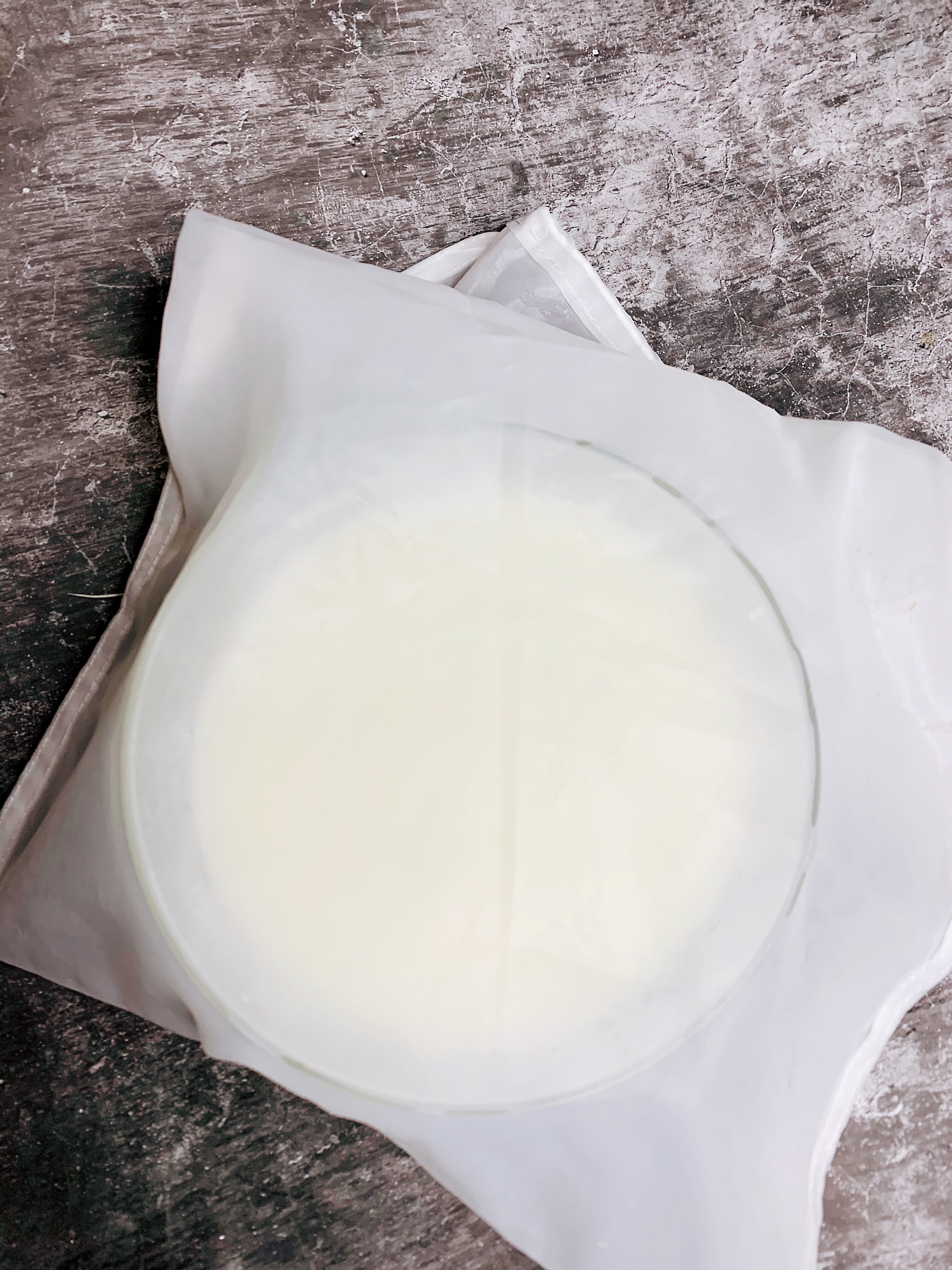 不用菌粉（奶粉也可以做的）最简单的雪莲菌，开菲尔菌希腊酸奶的做法 步骤4