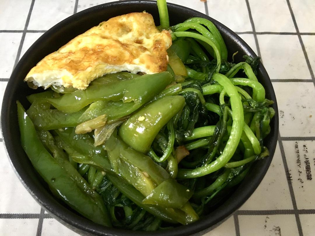 清炒茼蒿