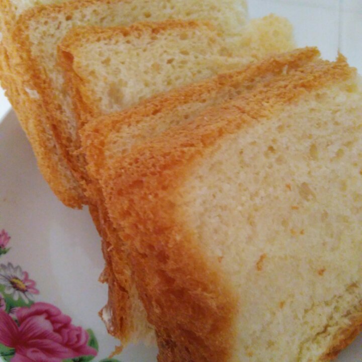 超级好吃的原味面包（面包机版）