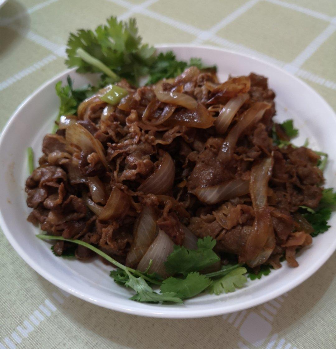 洋葱孜然羊肉片