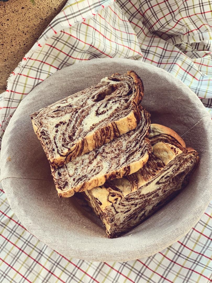 美得不像话！超松软大理石土司