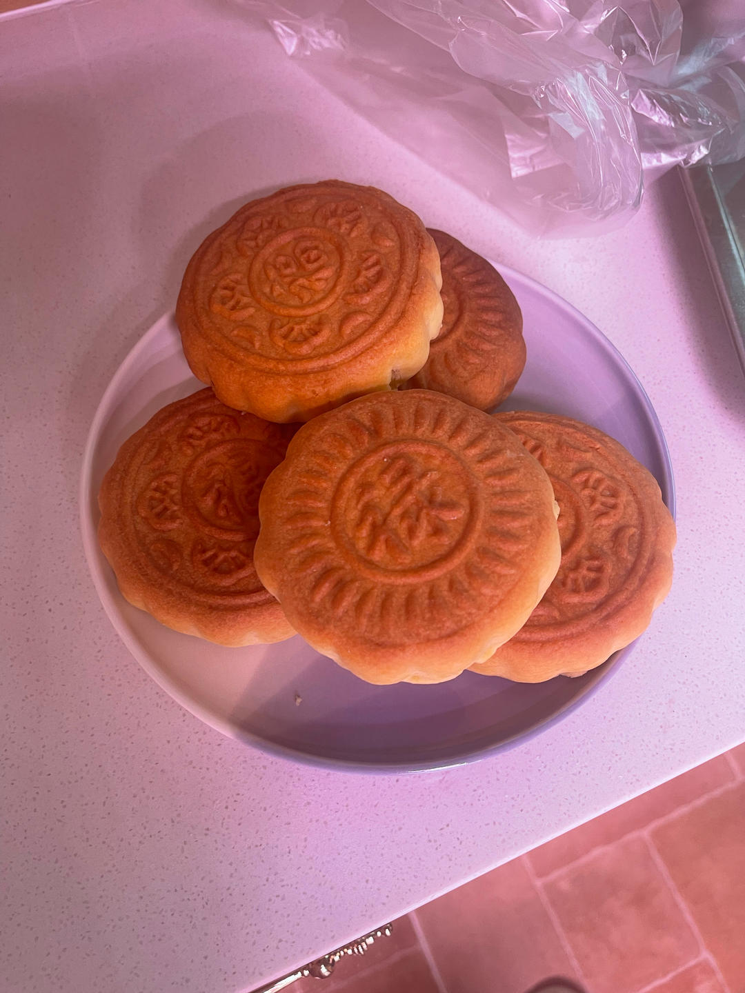 北方传统老式月饼（不加转化糖浆版本）