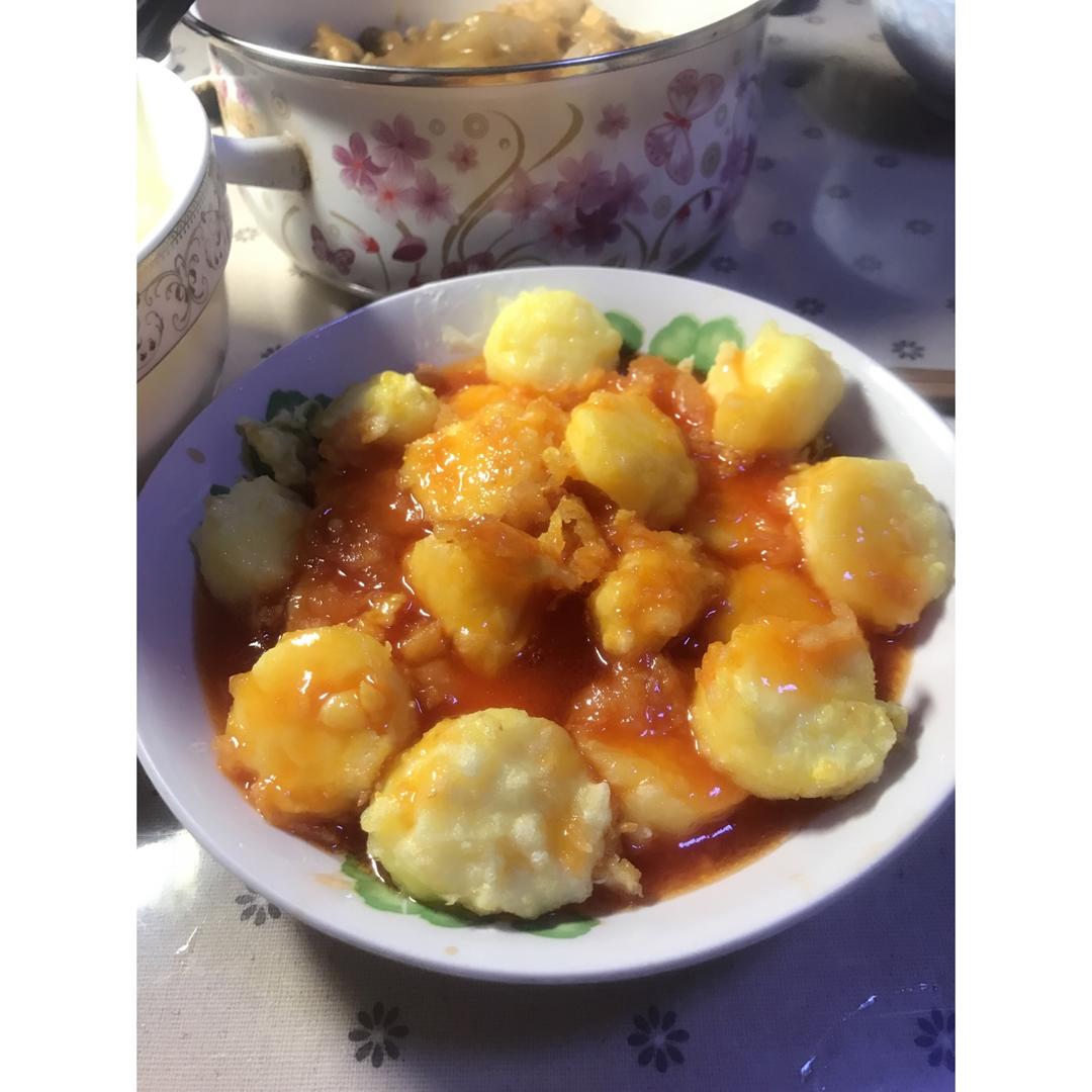 酸甜酱煎日本豆腐