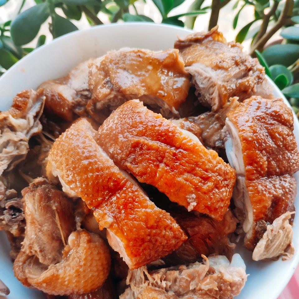 简单易做又好吃的豉油鸭（也叫三杯鸭)