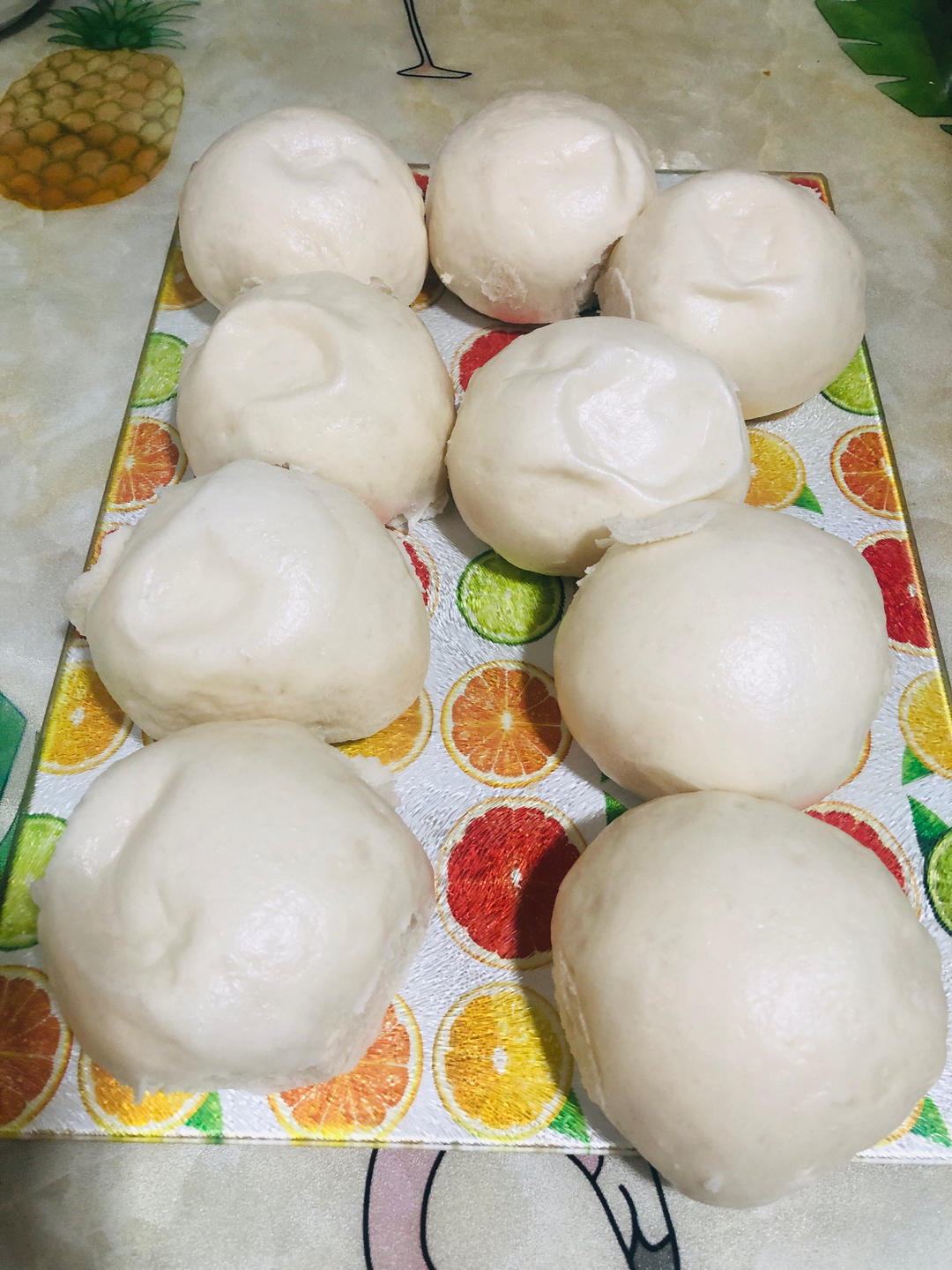 烫面馒头（一次发酵，个个水光肌）