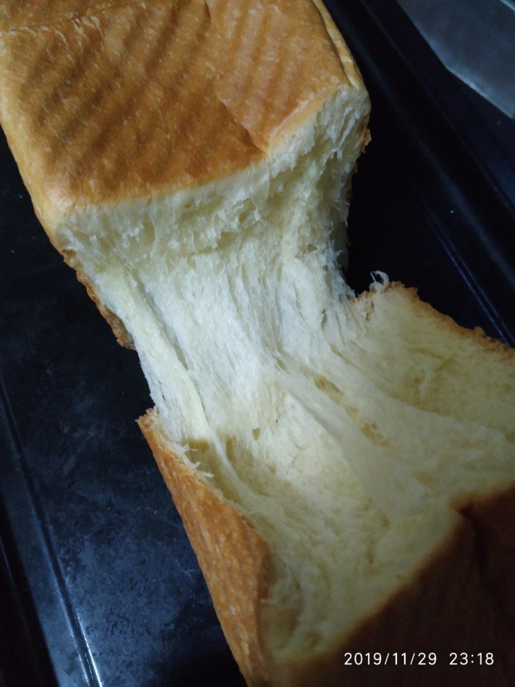 超软拉丝牛奶吐司🍞一次发酵