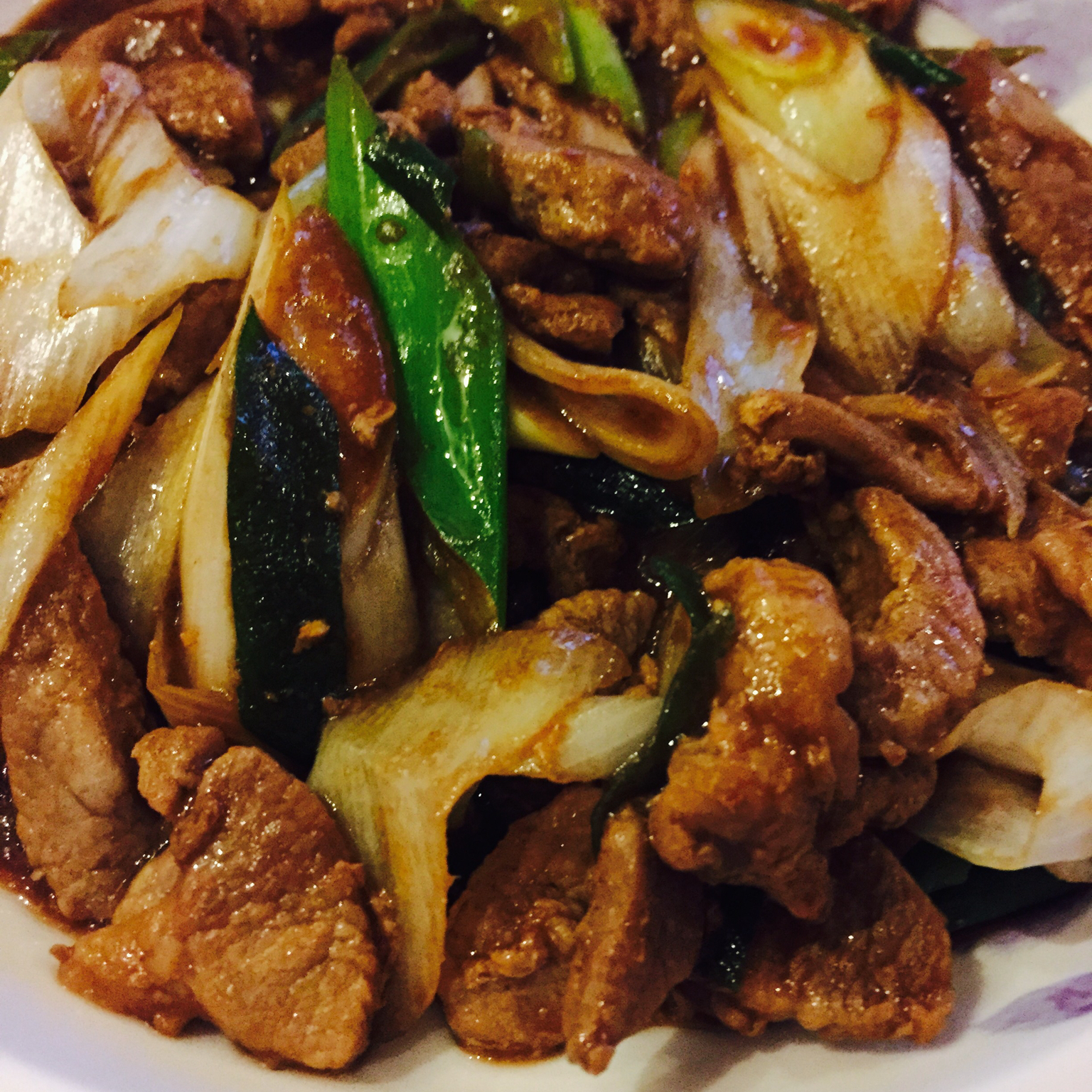 葱爆羊肉
