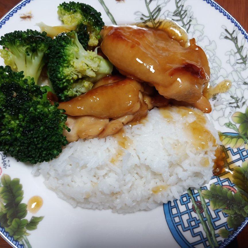 照烧鸡腿饭