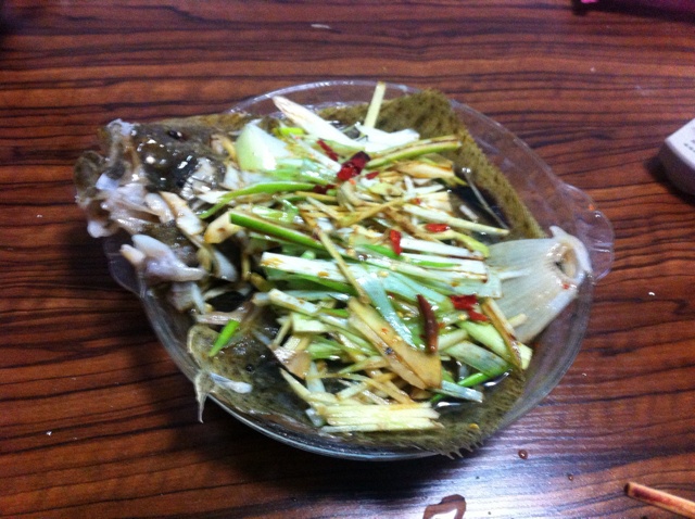 清蒸多宝鱼