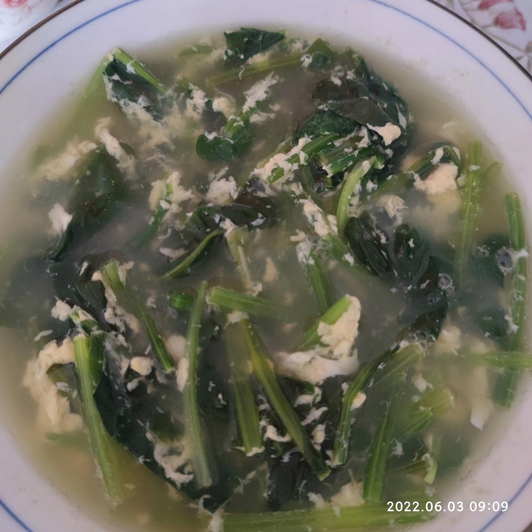 菠菜鸡蛋汤