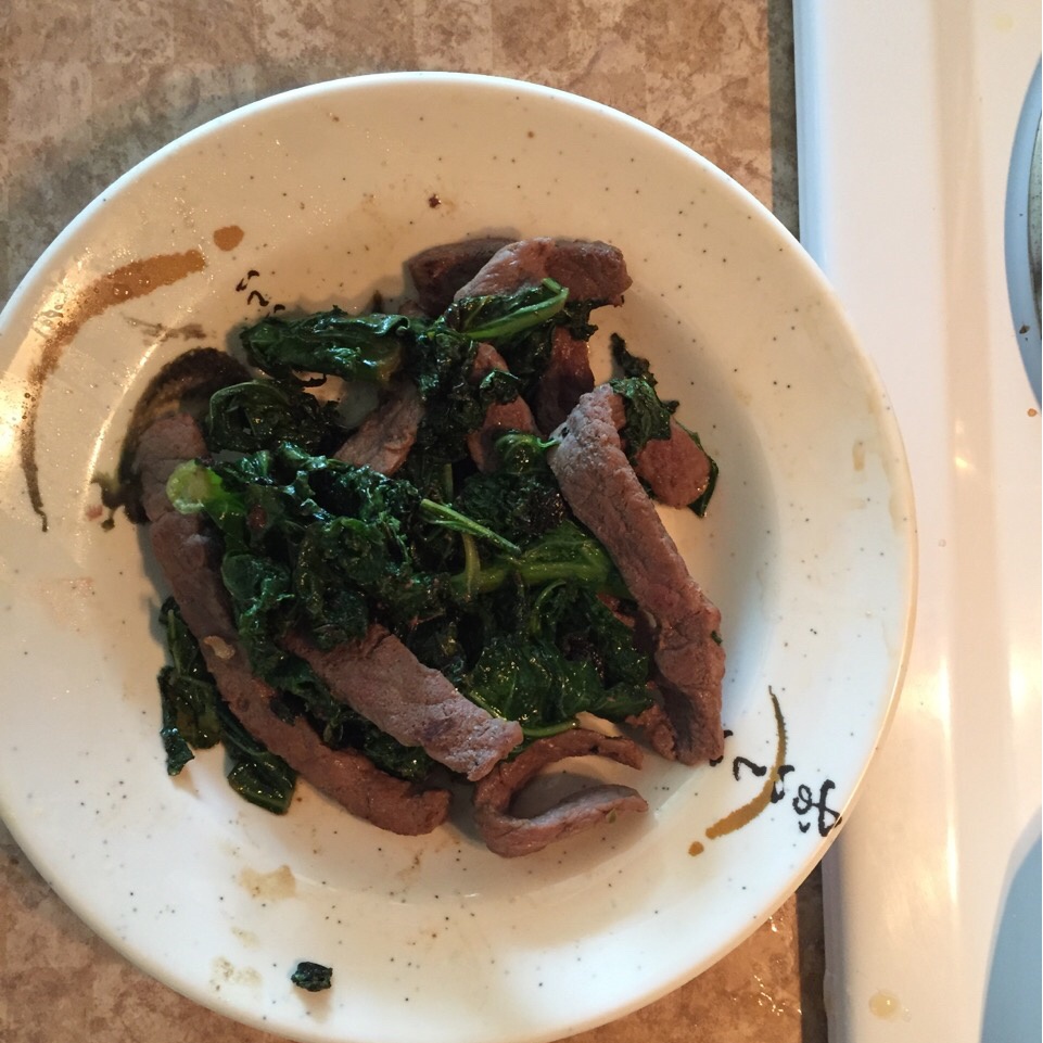 【健康三餐】蘑菇牛肉炒羽衣甘蓝