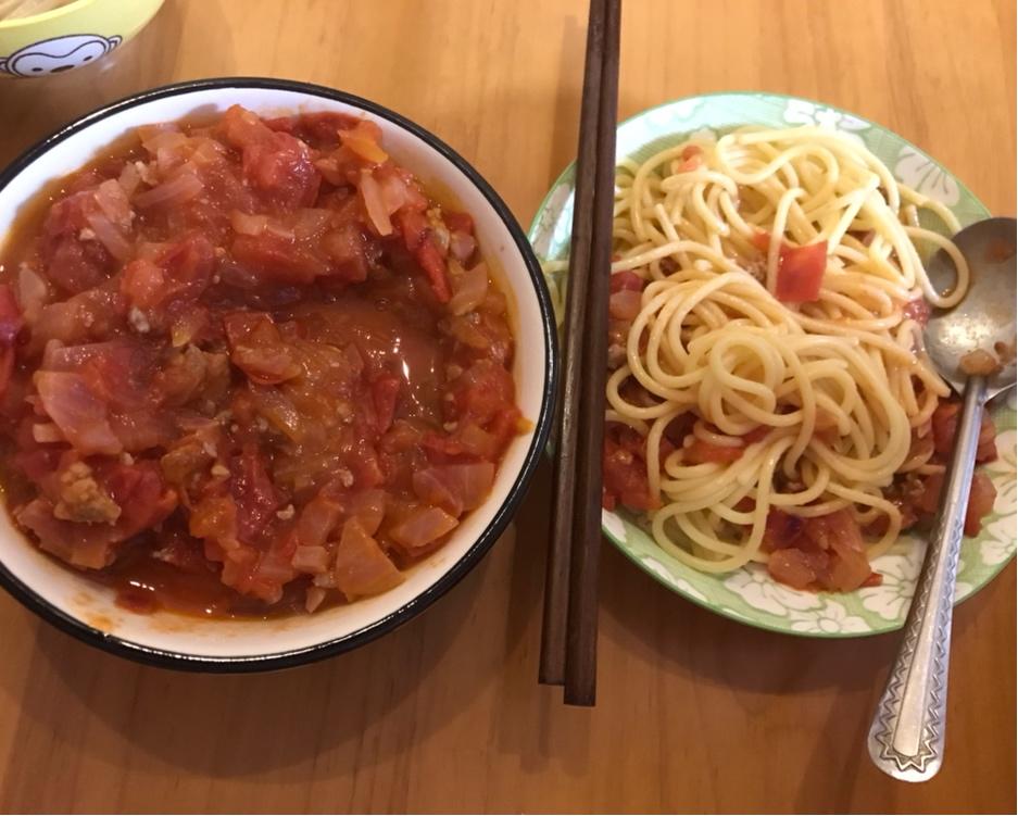 番茄肉酱意大利面-家常版
