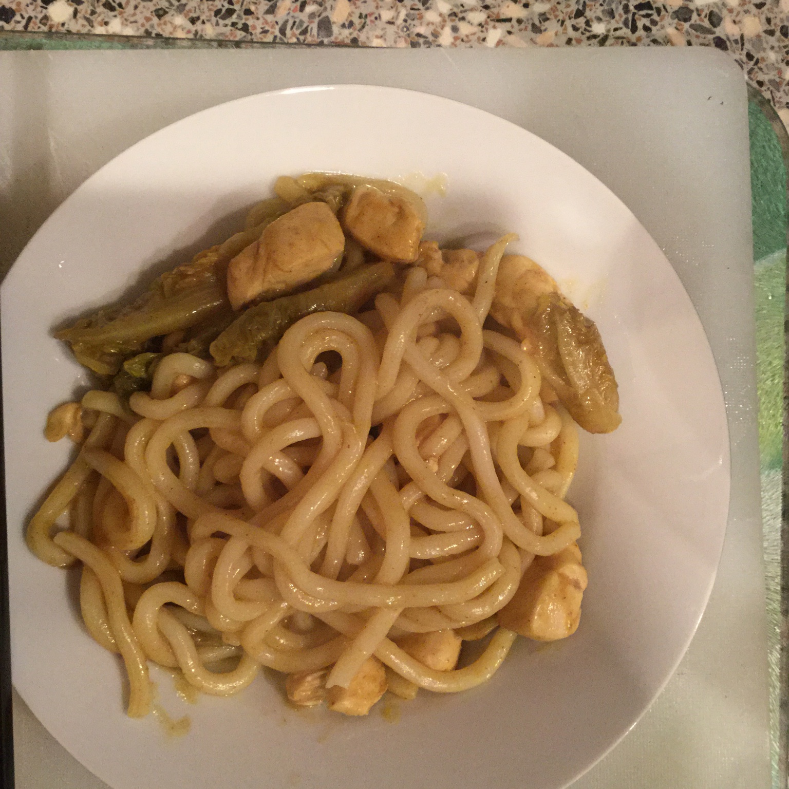 咖喱鸡肉乌冬面