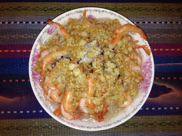 蒜蓉粉丝蒸虾