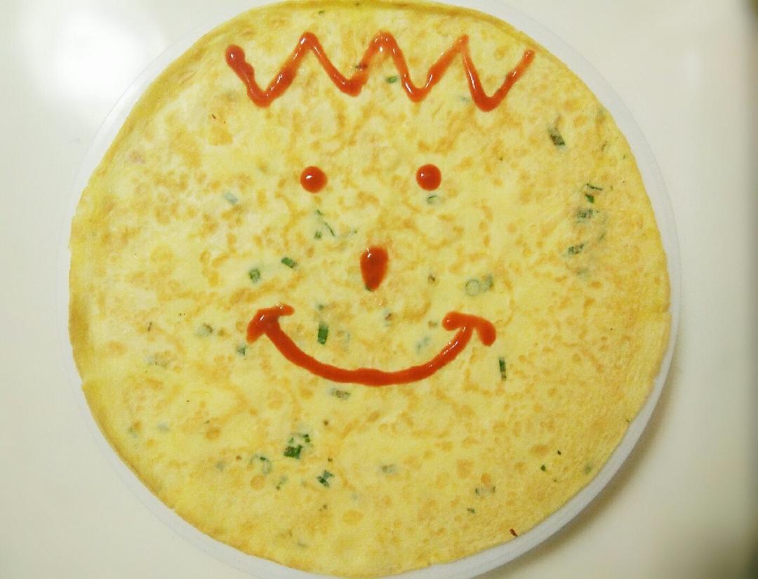 快手鸡蛋饼～～十分钟早餐！