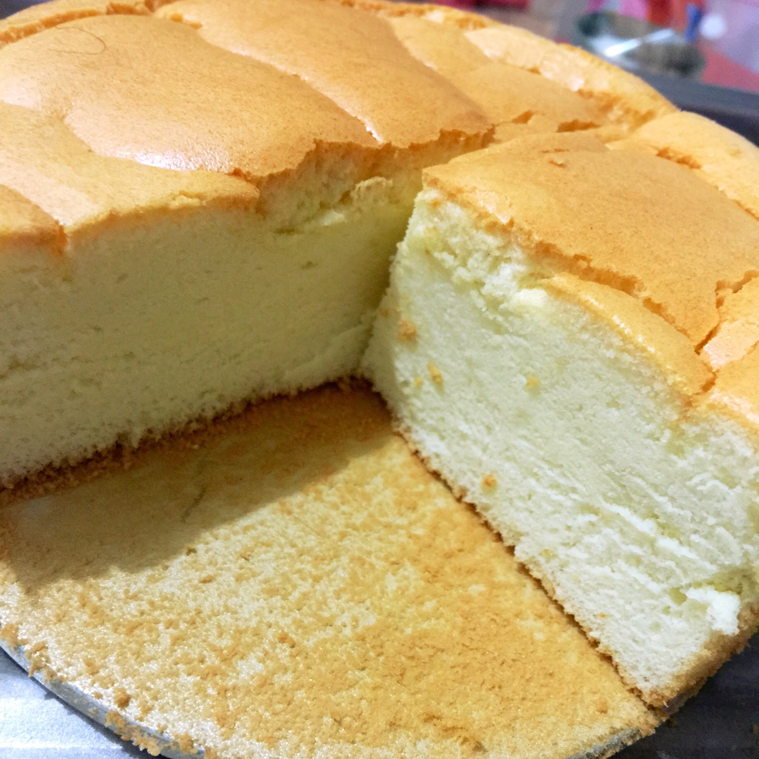 6寸原味戚风蛋糕