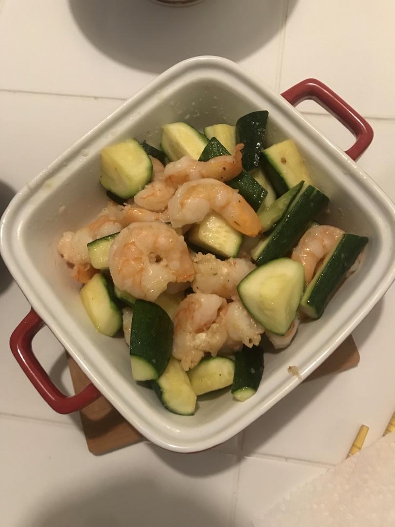 黄瓜炒虾仁
