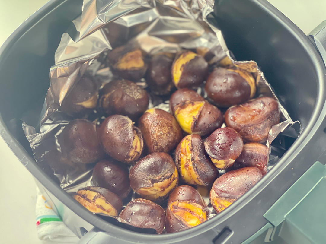 空气炸锅烤栗子