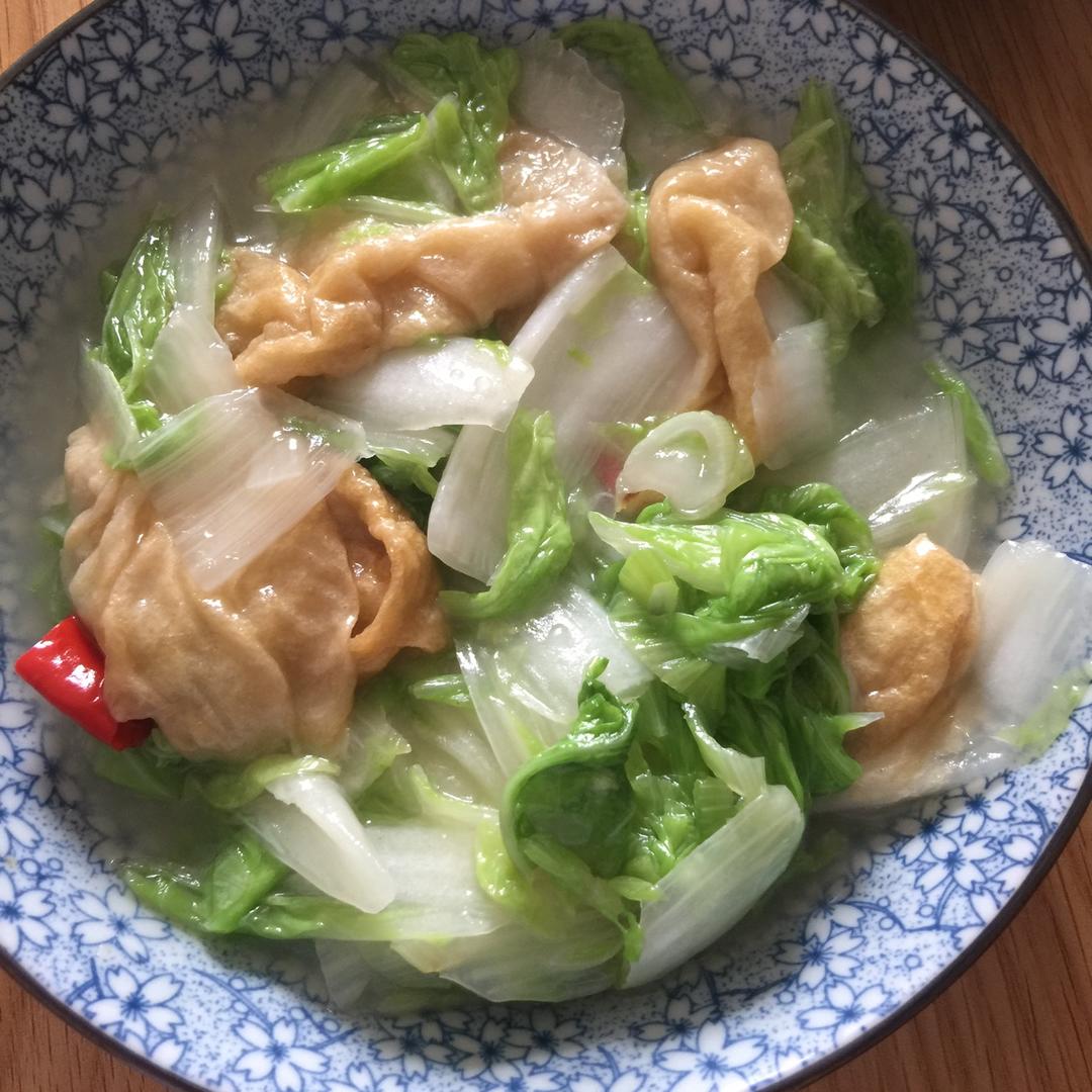 海蓝8886做的面筋烧白菜