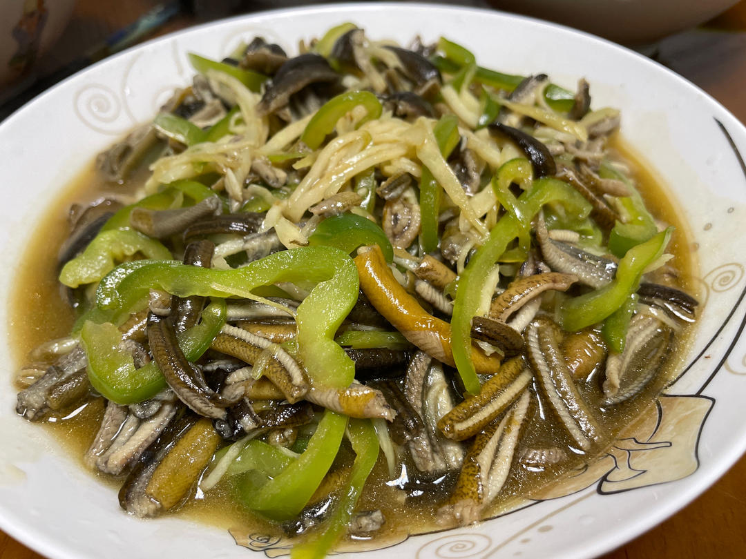 茭白炒鳝丝