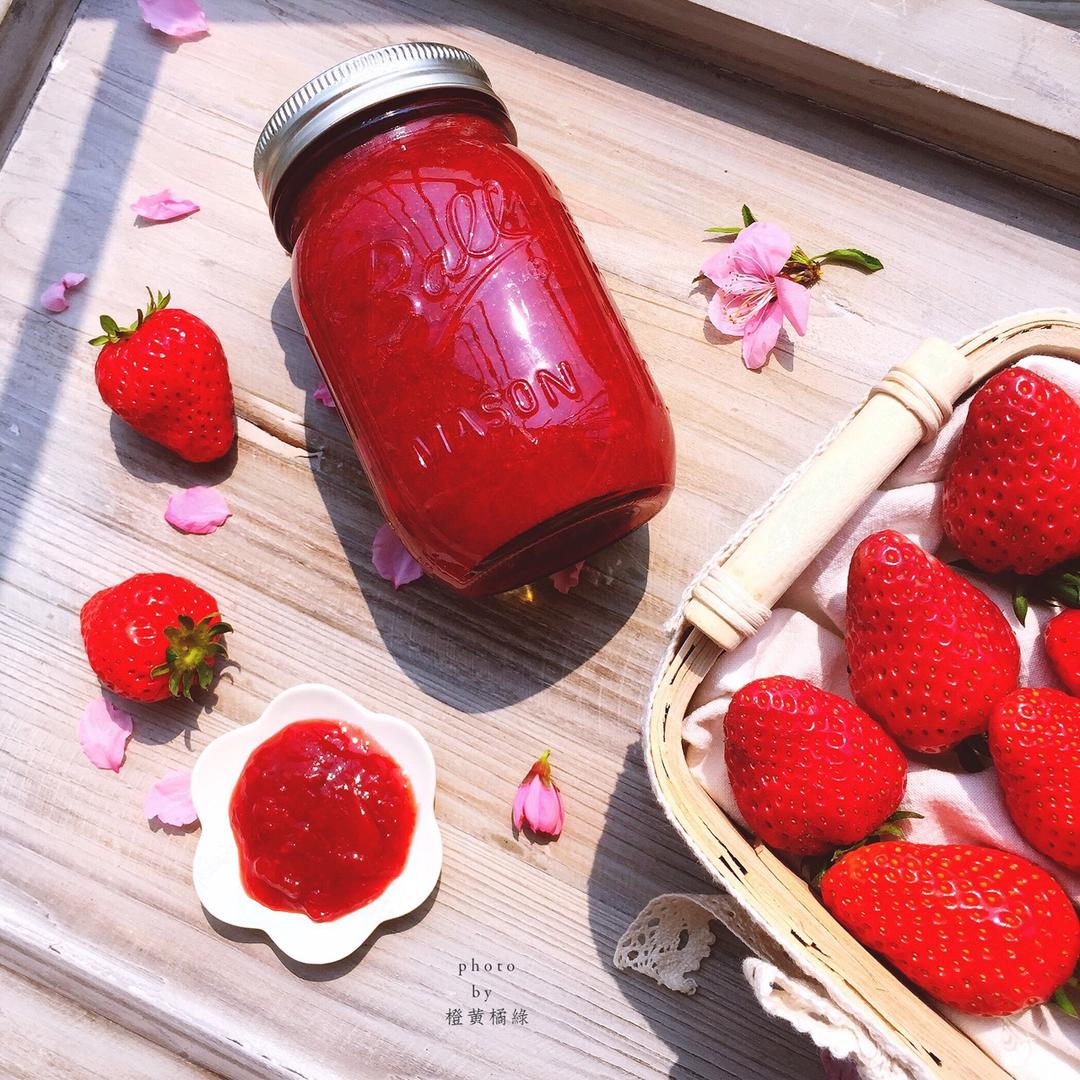 橙黄橘绿_zcjn做的自制草莓酱