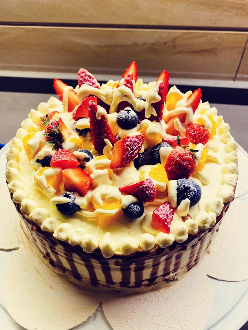 8寸 戚风蛋糕 生日蛋糕胚