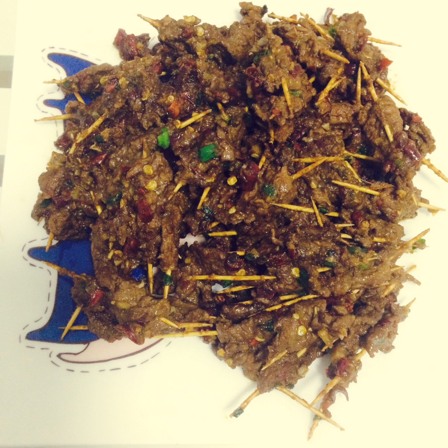 牙签牛肉 道地湖南味