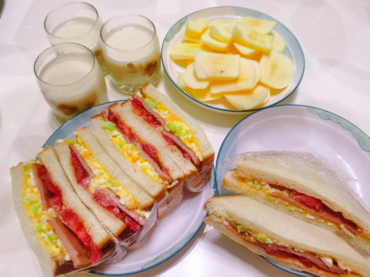 🥪鸡蛋火腿三明治