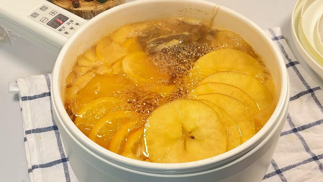 橙子苹果热红茶🔥可以无限续杯的暖暖果茶