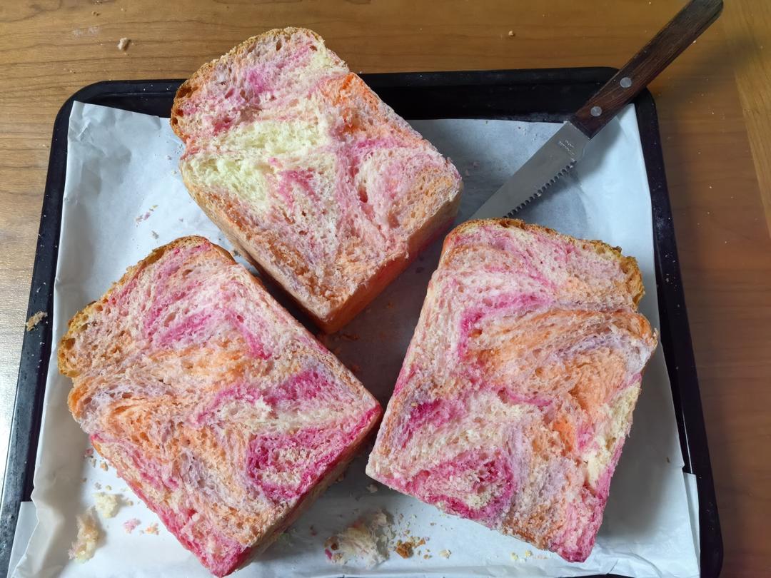 莫奈花园吐司｜附四股辫编法