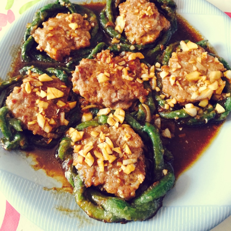 豇豆酿肉