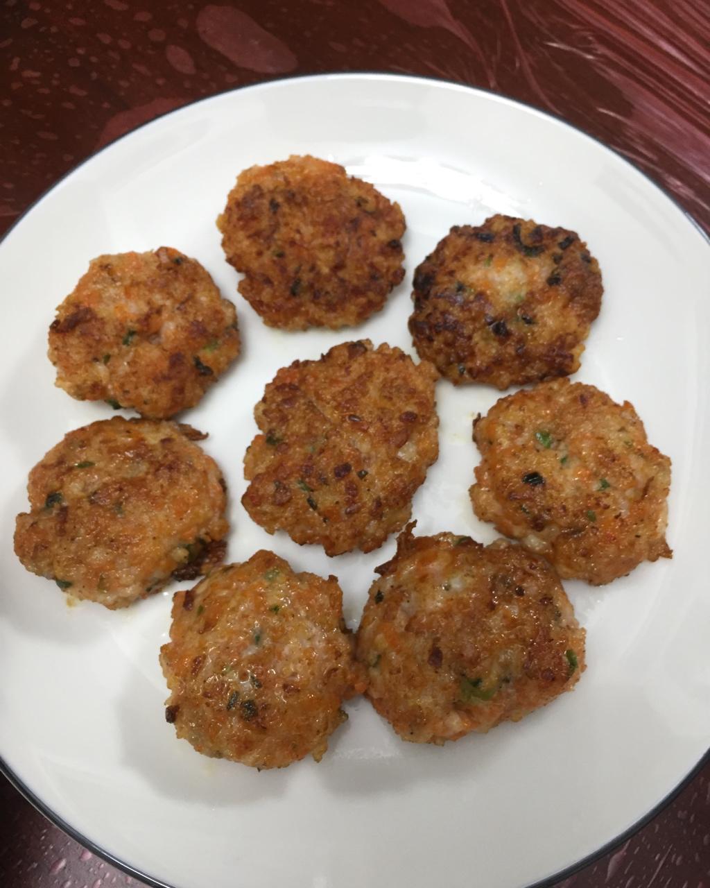 香煎虾饼