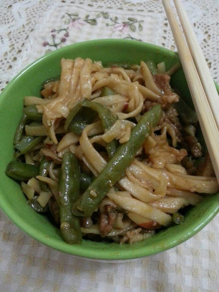 豆角焖面