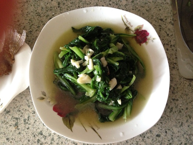 清炒茼蒿
